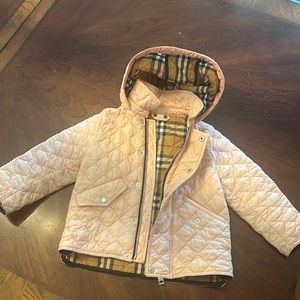 Toddle Burberry quilted jacket